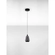 NovaLuce ALISH függeszték fém, üveg, fekete, füstszín, LED, 8W, 330lm, 3000K - NL-9416965