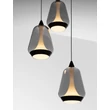 NovaLuce ALISH függeszték fém, üveg, fekete, füstszín, LED, 24W, 990lm, 3000K - NL-9416967