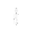 NovaLuce ALISH függeszték fém, üveg, fekete, pezsgő, LED, 24W, 1299lm, 3000K - NL-9416968
