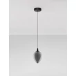 NovaLuce NALI függeszték fém, üveg, fekete, füstszín, LED, 6W, 238lm, 3000K - NL-9416971