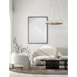 NovaLuce ETEKEN függeszték fém, kristály, ezüst, áttetsző, LED, 35W, 3900lm, 3000K - NL-9501214