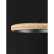 NovaLuce ETEKEN függeszték fém, kristály, ezüst, áttetsző, LED, 35W, 3900lm, 3000K - NL-9501214