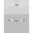 NovaLuce ETEKEN függeszték fém, kristály, ezüst, áttetsző, LED, 60W, 7407lm, 3000K - NL-9501216