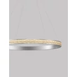 NovaLuce ETEKEN függeszték fém, kristály, ezüst, áttetsző, LED, 60W, 7407lm, 3000K - NL-9501216