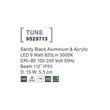 NovaLuce Tune kültéri fali lámpa fém, műanyag, fekete, LED, 3000K, 9W, 620lm, IP65 - NL-9529713