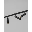 NovaLuce MANO függeszték fém, fekete, LED, 13W, 3000K, 391 Lm - NL-9540273