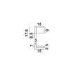 NovaLuce FLUSSO fali lámpa fém, fekete, LED, 5W, 3000K, 189 Lm - NL-9540277