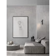 NovaLuce ARCO fali lámpa fém, fekete, LED, 4W, 3000K, 192 Lm - NL-9540286