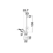 NovaLuce ARCO állólámpa fém,fekete, LED, 4W, 3000K, 127 Lm - NL-9540290