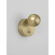 NovaLuce SFERA fali lámpa fém, arany, LED, 6W, 3000K, 576 Lm - NL-9540295