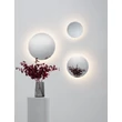 NovaLuce ALIDA fali lámpa fém, akril, króm, LED, 42W, 3000K, 2100Lm - NL-9580602