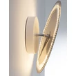 NovaLuce ALIDA fali lámpa fém, akril, króm, LED, 42W, 2700K, 2100Lm - NL-9580603