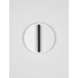 NovaLuce NALU fali lámpa fém, fekete, fehér, LED, 15W, 900lm, 3000K - NL-9580680