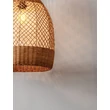 NovaLuce SOLITA függeszték fém, rattan, fekete, barna, E27 - NL-9586652