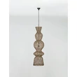 NovaLuce BREENA függeszték fém, rattan, fekete, barna, E27 - NL-9586658