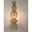 NovaLuce BREENA függeszték fém, rattan, fekete, barna, E27 - NL-9586658