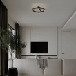 NovaLuce ADALIZ mennyezet lámpa fém, szilikon, fekete, LED, 47W, 2700-4000K, 2062 Lm - NL-9695125