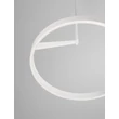 NovaLuce ADALIZ függeszték fém, szilikon, fehér, LED, 59W, 27000-4000K, 2663 Lm - NL-9695126