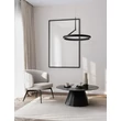 NovaLuce ADALIZ függeszték fém, szilikon, fekete, LED, 59W, 27000-4000K, 2663 Lm - NL-9695127