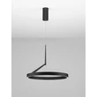 NovaLuce ADALIZ függeszték fém, szilikon, fekete, LED, 59W, 27000-4000K, 2663 Lm - NL-9695127