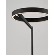 NovaLuce ADALIZ állólámpa fém, műanyag, fekete, LED, 38W, 3000K, 1623 Lm - NL-9695129