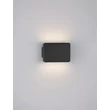 NovaLuce OTI fali lámpa fém, fekete, LED, 10W, 487lm, 3000K - NL-9695163