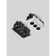 NovaLuce CANON beépíthető szpotlámpa fém, fekete, LED, 6W, 3000K, 310 Lm - NL-9695186