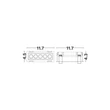 NovaLuce CANON beépíthető szpotlámpa fém, fehér, LED, 8W, 3000K, 401 Lm - NL-9695189