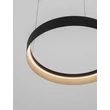 NovaLuce LUMIA függeszték fém, szilikon, fekete, arany, pezsgő, LED, 48W, 27000-4000K, 2101 Lm - NL-9695199