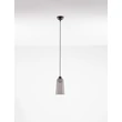 NovaLuce DIONE függeszték fém, üveg, fekete, füstszín, LED, 5W, 205lm, 3000K - NL-9695270
