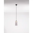 NovaLuce DIONE függeszték fém, üveg, fekete, füstszín, LED, 5W, 205lm, 3000K - NL-9695270