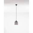 NovaLuce DIONE függeszték fém, üveg, fekete, füstszín, LED, 5W, 205lm, 3000K - NL-9695271