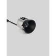 NovaLuce SANCO beépíthető szpotlámpa fém, fekete, LED, 10W, 4000K, 780 Lm - NL-9695327