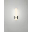 NovaLuce LUCA fürdőszobai fali lámpa fém, üveg, fekete, fehér, LED, 15W, 1309lm, 4000K, IP44 - NL-9695337