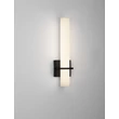 NovaLuce LUCA fürdőszobai fali lámpa fém, üveg, fekete, fehér, LED, 15W, 1309lm, 4000K, IP44 - NL-9695337