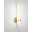 NovaLuce LUCA fürdőszobai fali lámpa fém, üveg, arany, fehér, LED, 15W, 1337lm, 4000K, IP44 - NL-9695338