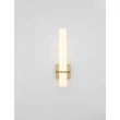 NovaLuce LUCA fürdőszobai fali lámpa fém, üveg, arany, fehér, LED, 15W, 1337lm, 4000K, IP44 - NL-9695338