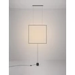 NovaLuce DAHLIA függeszték fém, fekete, LED, 32W, 1352lm, 3000K - NL-9695501