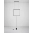 NovaLuce DAHLIA függeszték fém, fekete, LED, 25W, 1056lm, 3000K - NL-9695502