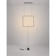 NovaLuce DAHLIA függeszték fém, fekete, LED, 25W, 1056lm, 3000K - NL-9695502