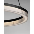 NovaLuce LONELA függeszték fém, üveg, fekete, áttetsző, LED, 25W, 1500lm, 3000K - NL-9695503
