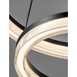 NovaLuce LONELA függeszték fém, üveg, fekete, áttetsző, LED, 46W, 3500lm, 3000K - NL-9695504