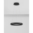 NovaLuce OVIA függeszték fém, szilikon, fekete, LED, 48W, 27000-4000K, 1841 Lm - NL-9695702