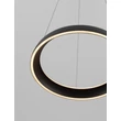 NovaLuce OVIA függeszték fém, szilikon, fekete, LED, 48W, 27000-4000K, 1841 Lm - NL-9695702