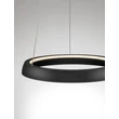 NovaLuce OVIA függeszték fém, szilikon, fekete, LED, 48W, 27000-4000K, 1841 Lm - NL-9695702