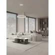 NovaLuce OVIA függeszték fém, szilikon, fehér, LED, 61W, 27000-4000K, 2453 Lm - NL-9695703