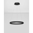NovaLuce OVIA függeszték fém, szilikon, fekete, LED, 61W, 27000-4000K, 2453 Lm - NL-9695704