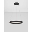 NovaLuce OVIA függeszték fém, szilikon, fekete, LED, 61W, 27000-4000K, 2453 Lm - NL-9695704