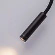 NovaLuce SONICA fali lámpa fém, fekete, LED, 6W, 3000K, 453 Lm, IP44 - NL-9701620
