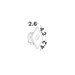 NovaLuce ATRIUM beépíthető szpotlámpa fém, fekete, LED, 3W, 2700K, 28 Lm - NL-9844038